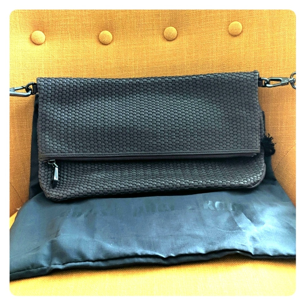 NWOT Christopher Kon Woven Crossbody Bag